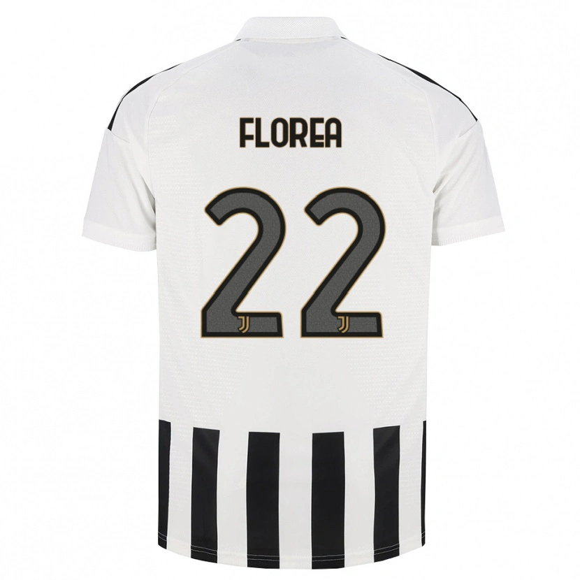 Danxen Kvinder Andrei Florea #22 Sort Hvid Brun Hjemmebane Spillertrøjer 2026/27 Trøje T-Shirt