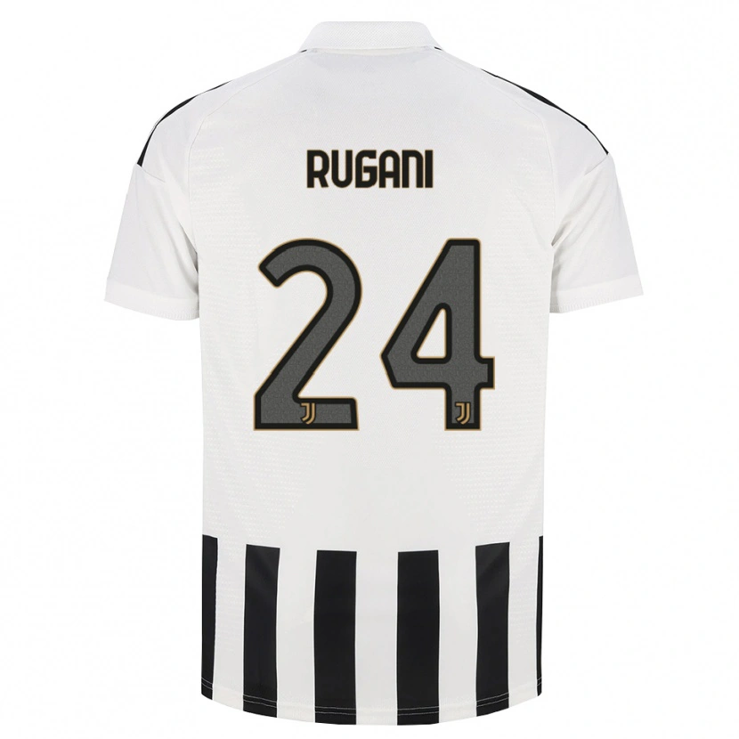Danxen Kvinder Daniele Rugani #24 Sort Hvid Brun Hjemmebane Spillertrøjer 2026/27 Trøje T-Shirt