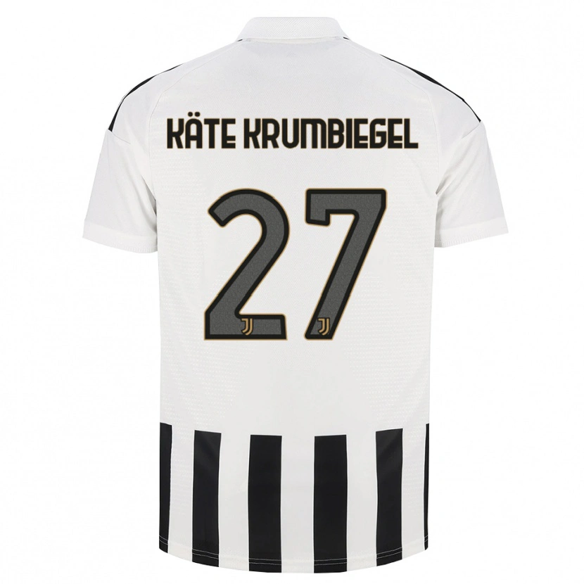 Danxen Kvinder Paulina Käte Krumbiegel #27 Sort Hvid Brun Hjemmebane Spillertrøjer 2026/27 Trøje T-Shirt