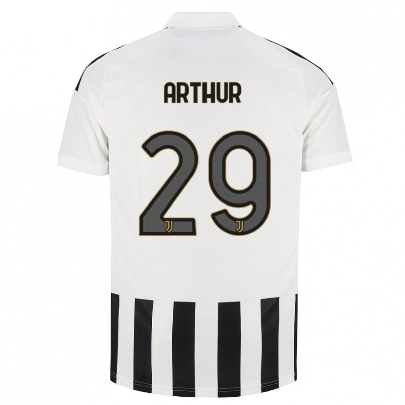 Danxen Kvinder Arthur Melo #29 Sort Hvid Brun Hjemmebane Spillertrøjer 2026/27 Trøje T-Shirt