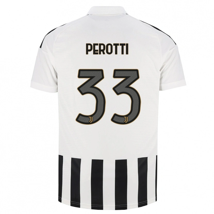 Danxen Kvinder Clemente Perotti #33 Sort Hvid Brun Hjemmebane Spillertrøjer 2026/27 Trøje T-Shirt