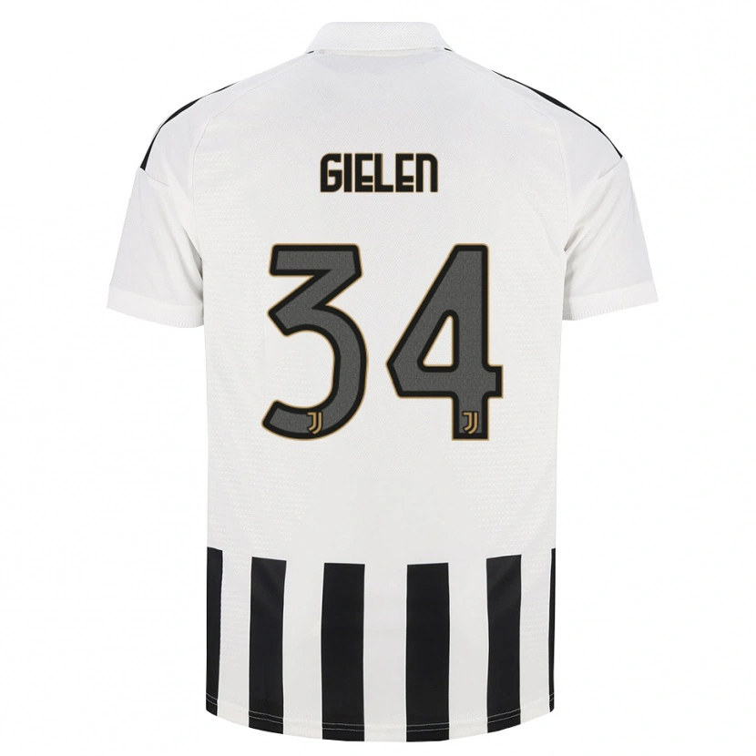 Danxen Kvinder Wout Gielen #34 Sort Hvid Brun Hjemmebane Spillertrøjer 2026/27 Trøje T-Shirt