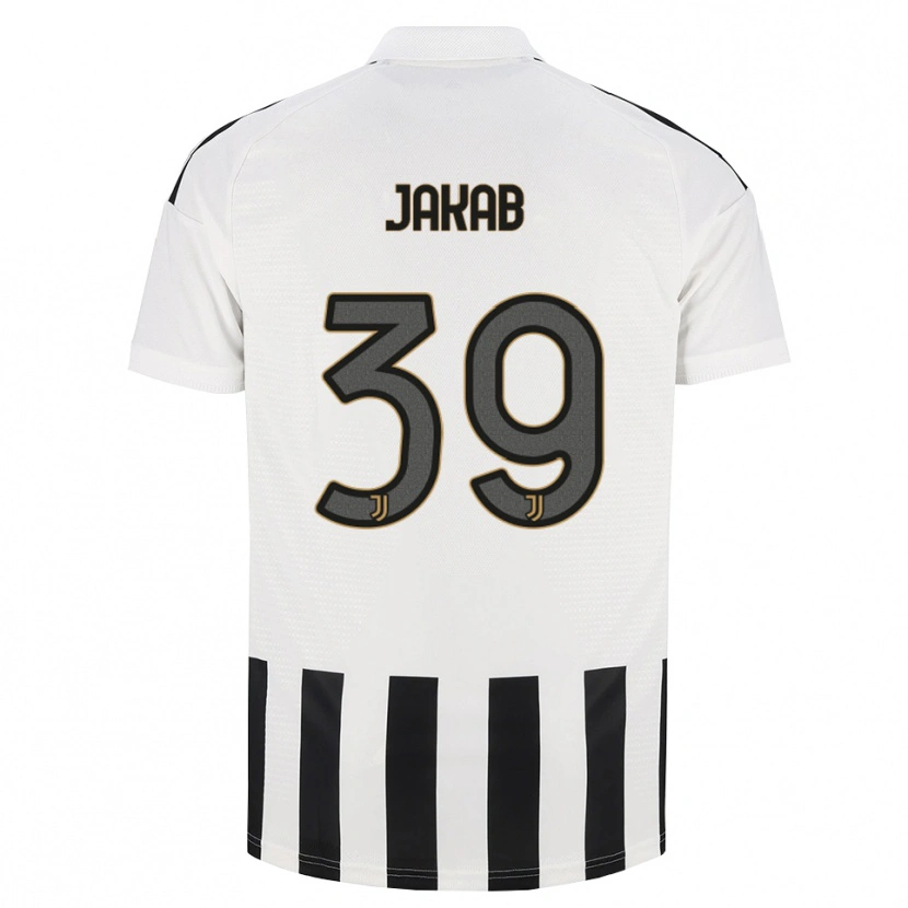 Danxen Kvinder Mátyás Jakab #39 Sort Hvid Brun Hjemmebane Spillertrøjer 2026/27 Trøje T-Shirt