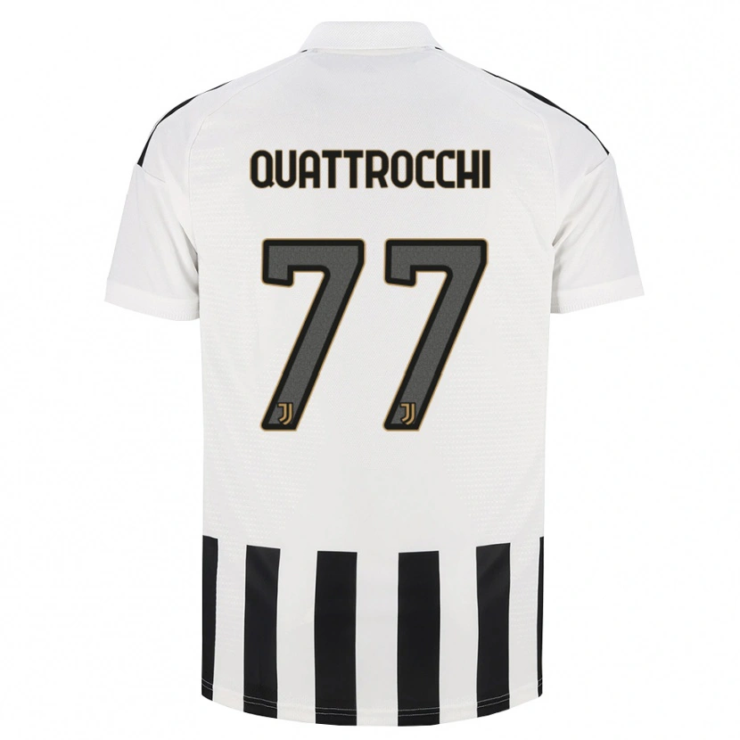 Danxen Kvinder Juan Ignacio Quattrocchi #77 Sort Hvid Brun Hjemmebane Spillertrøjer 2026/27 Trøje T-Shirt