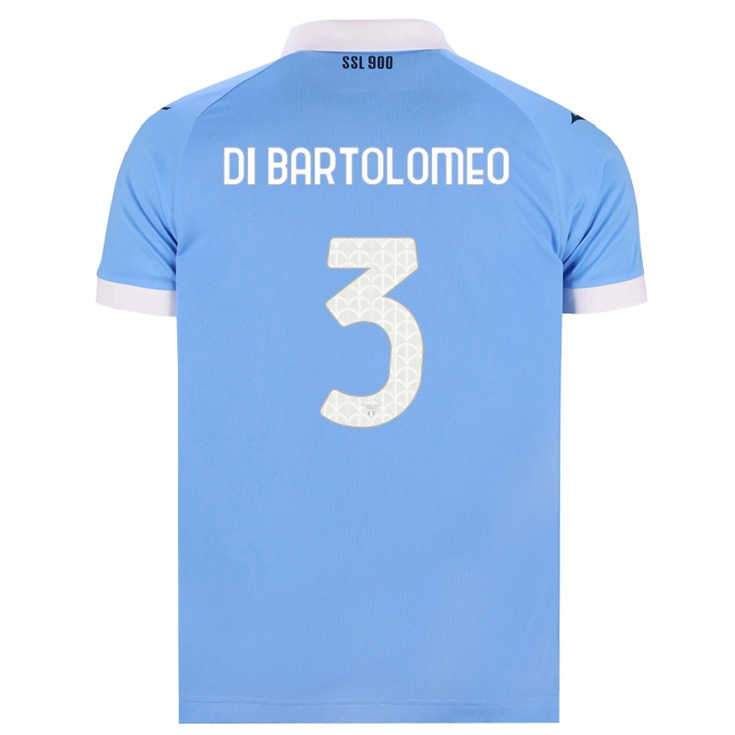 Danxen Kvinder Damiano Di Bartolomeo #3 Himmelblå Sort Hvid Hjemmebane Spillertrøjer 2026/27 Trøje T-Shirt