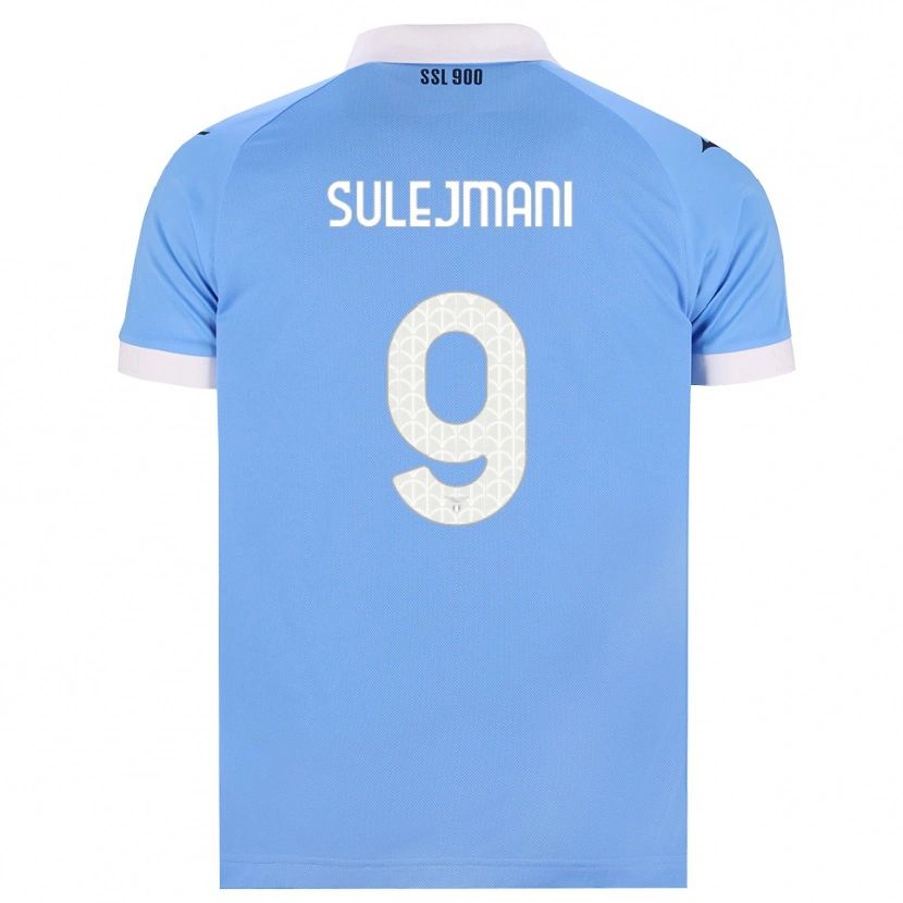 Danxen Kvinder Flavio Sulejmani #9 Himmelblå Sort Hvid Hjemmebane Spillertrøjer 2026/27 Trøje T-Shirt