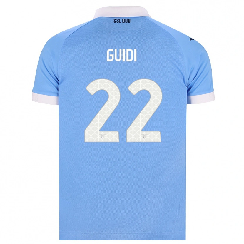Danxen Kvinder Emma Guidi #22 Himmelblå Sort Hvid Hjemmebane Spillertrøjer 2026/27 Trøje T-Shirt