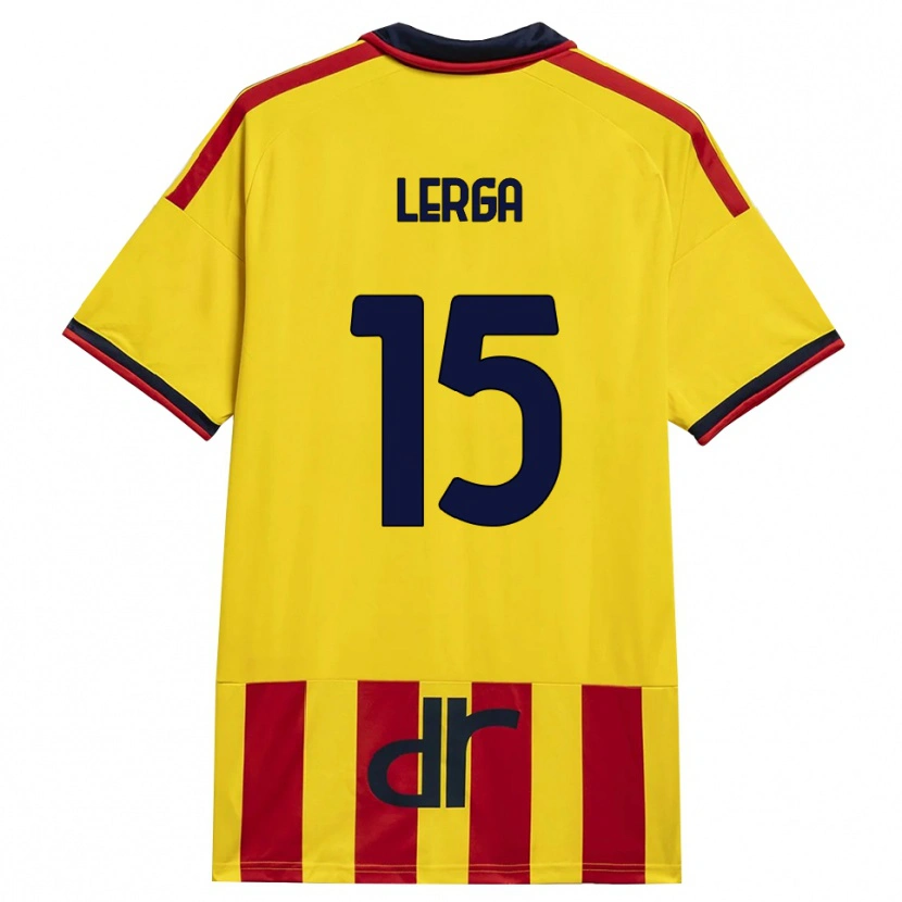 Danxen Kvinder Roko Lerga #15 Gul Rød Hjemmebane Spillertrøjer 2026/27 Trøje T-Shirt