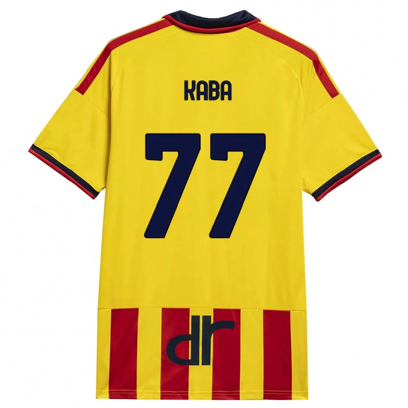 Danxen Kvinder Mohamed Kaba #77 Gul Rød Hjemmebane Spillertrøjer 2026/27 Trøje T-Shirt