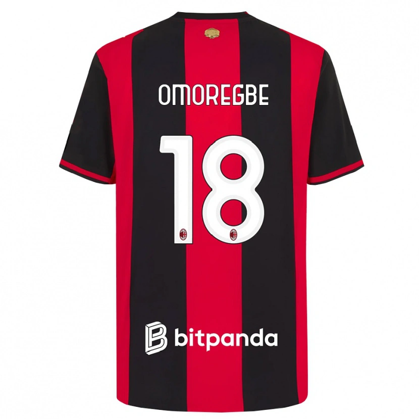 Danxen Kvinder Bob Murphy Omoregbe #18 Rød Sort Hvid Hjemmebane Spillertrøjer 2026/27 Trøje T-Shirt
