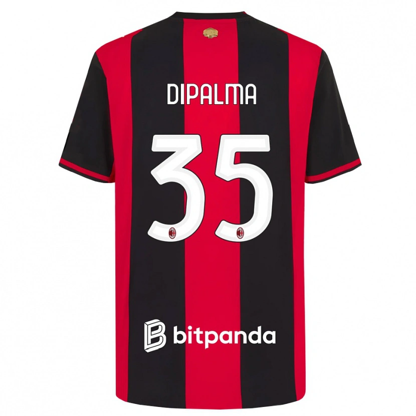 Danxen Kvinder Matteo Dipalma #35 Rød Sort Hvid Hjemmebane Spillertrøjer 2026/27 Trøje T-Shirt