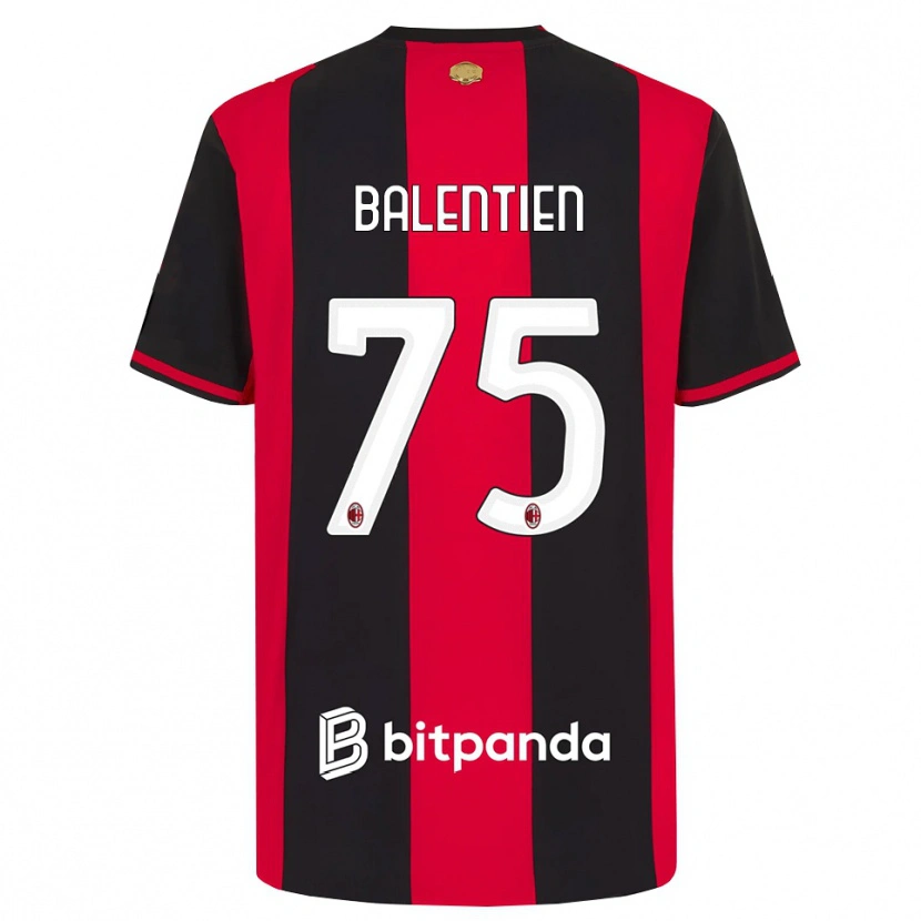 Danxen Kvinder Cheveyo Balentien #75 Rød Sort Hvid Hjemmebane Spillertrøjer 2026/27 Trøje T-Shirt
