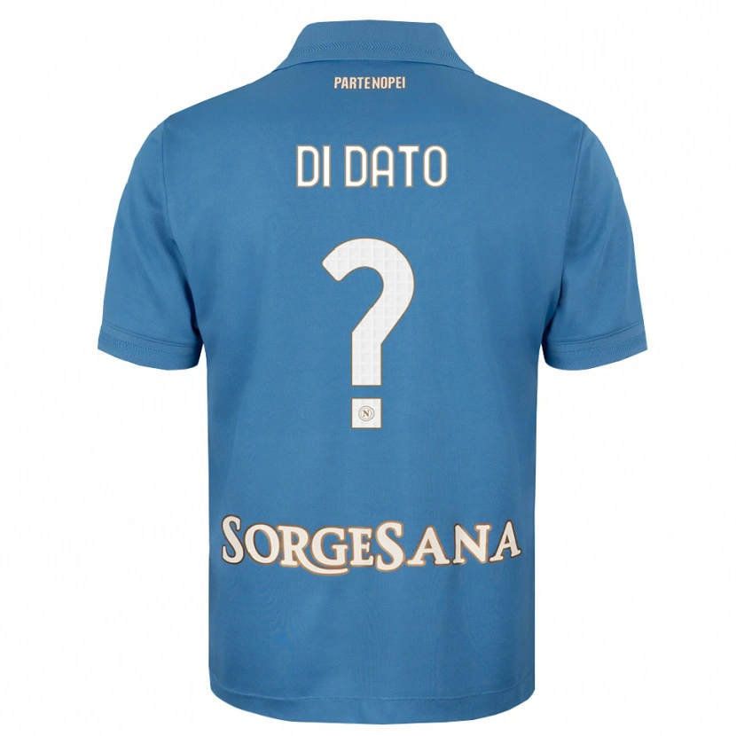 Danxen Kvinder Vincenzo Di Dato #0 Tågeblå Hvid Hjemmebane Spillertrøjer 2026/27 Trøje T-Shirt