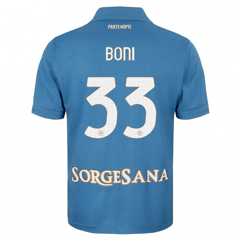 Danxen Kvinder Landry Boni #33 Tågeblå Hvid Hjemmebane Spillertrøjer 2026/27 Trøje T-Shirt