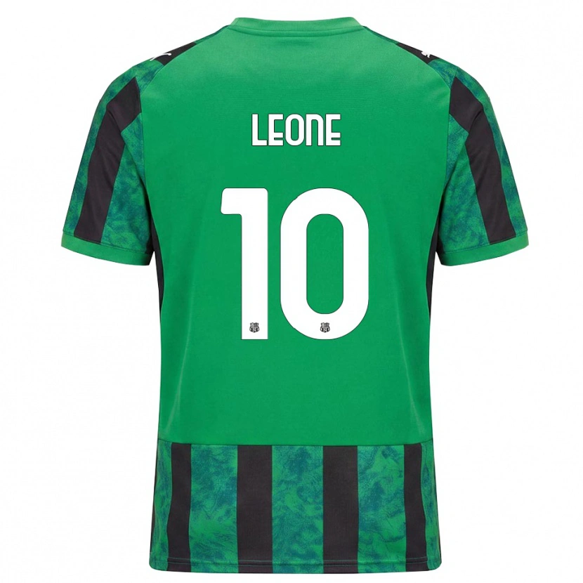 Danxen Kvinder Kevin Leone #10 Grøn Sort Hvid Hjemmebane Spillertrøjer 2026/27 Trøje T-Shirt