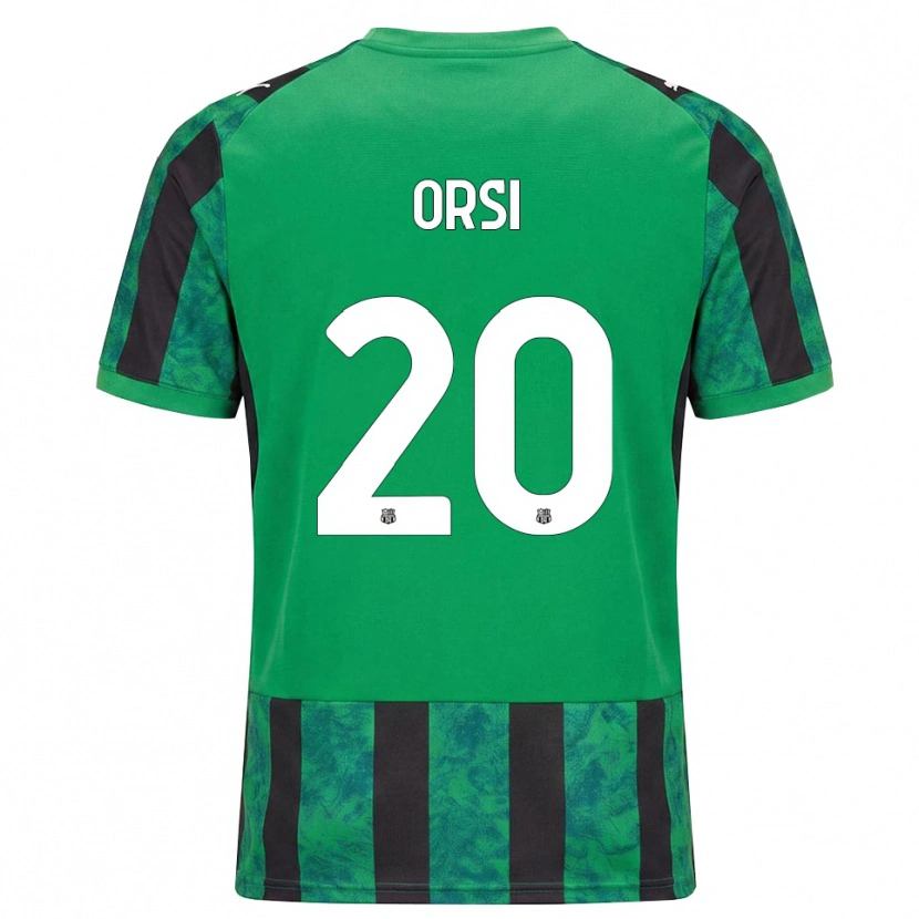 Danxen Kvinder Benedetta Orsi #20 Grøn Sort Hvid Hjemmebane Spillertrøjer 2026/27 Trøje T-Shirt