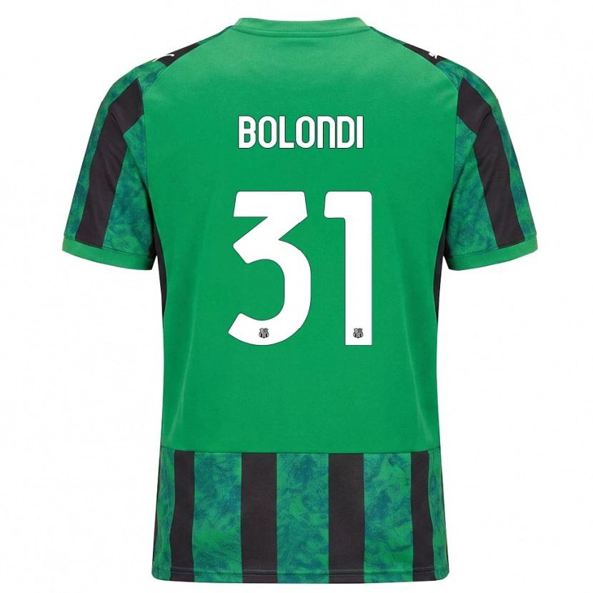 Danxen Kvinder Francesco Bolondi #31 Grøn Sort Hvid Hjemmebane Spillertrøjer 2026/27 Trøje T-Shirt