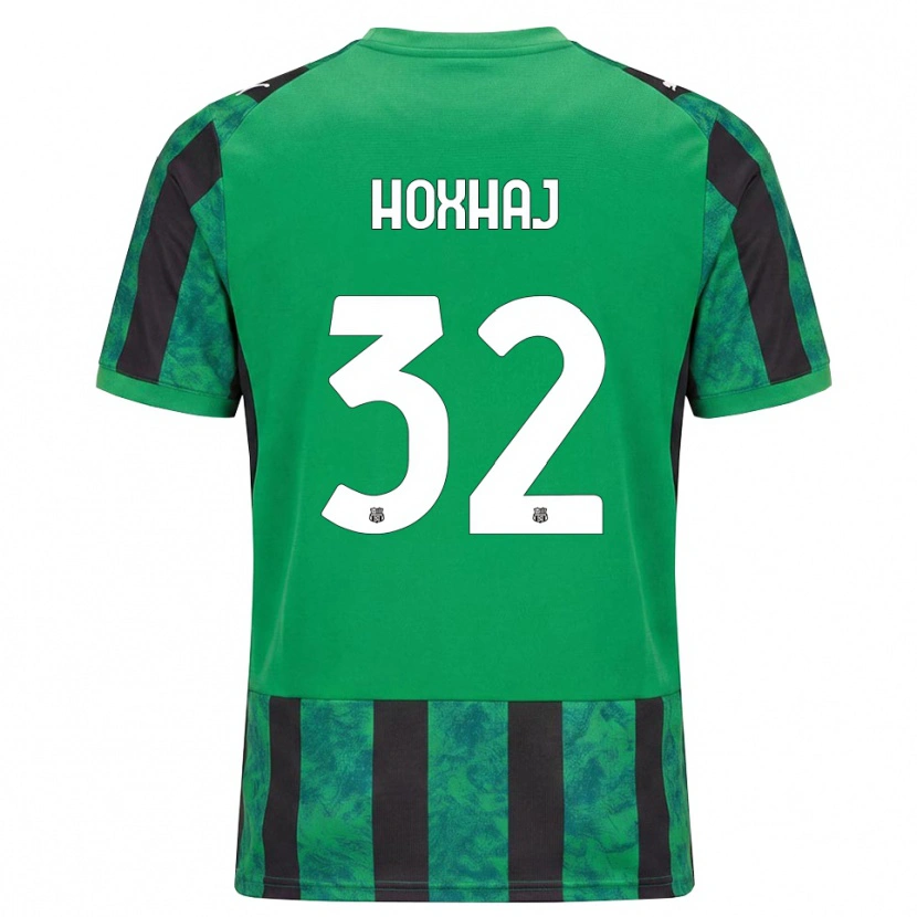 Danxen Kvinder Kristina Hoxhaj #32 Grøn Sort Hvid Hjemmebane Spillertrøjer 2026/27 Trøje T-Shirt