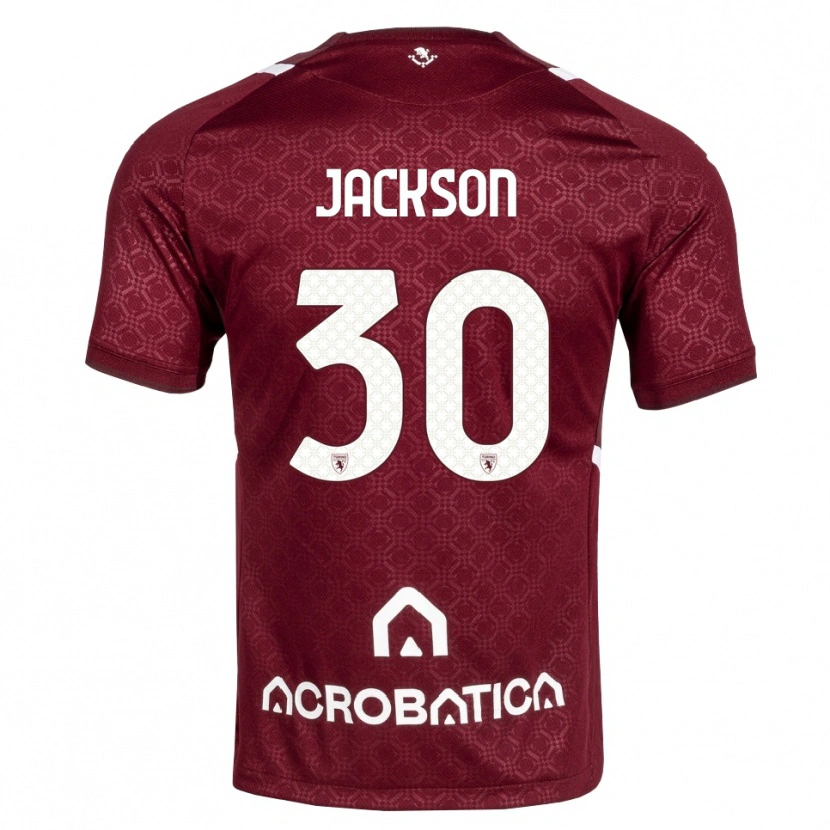 Danxen Kvinder Michael Jackson #30 Bordeaux Hvid Hjemmebane Spillertrøjer 2026/27 Trøje T-Shirt