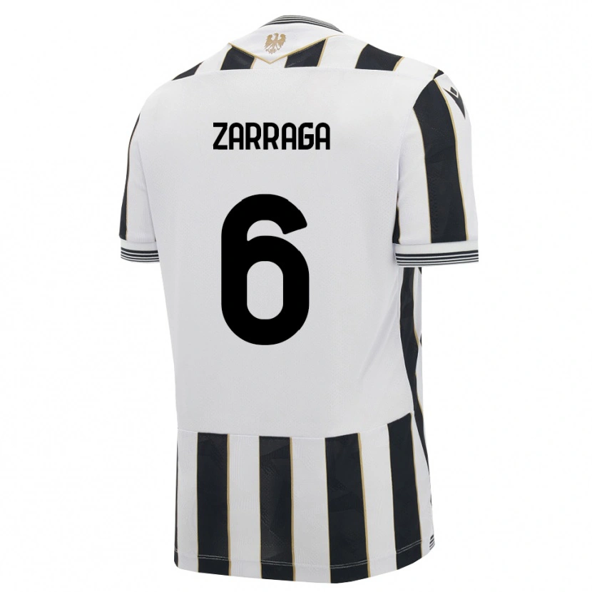 Danxen Kvinder Oier Zarraga #6 Sort Hvid Pink Hjemmebane Spillertrøjer 2026/27 Trøje T-Shirt
