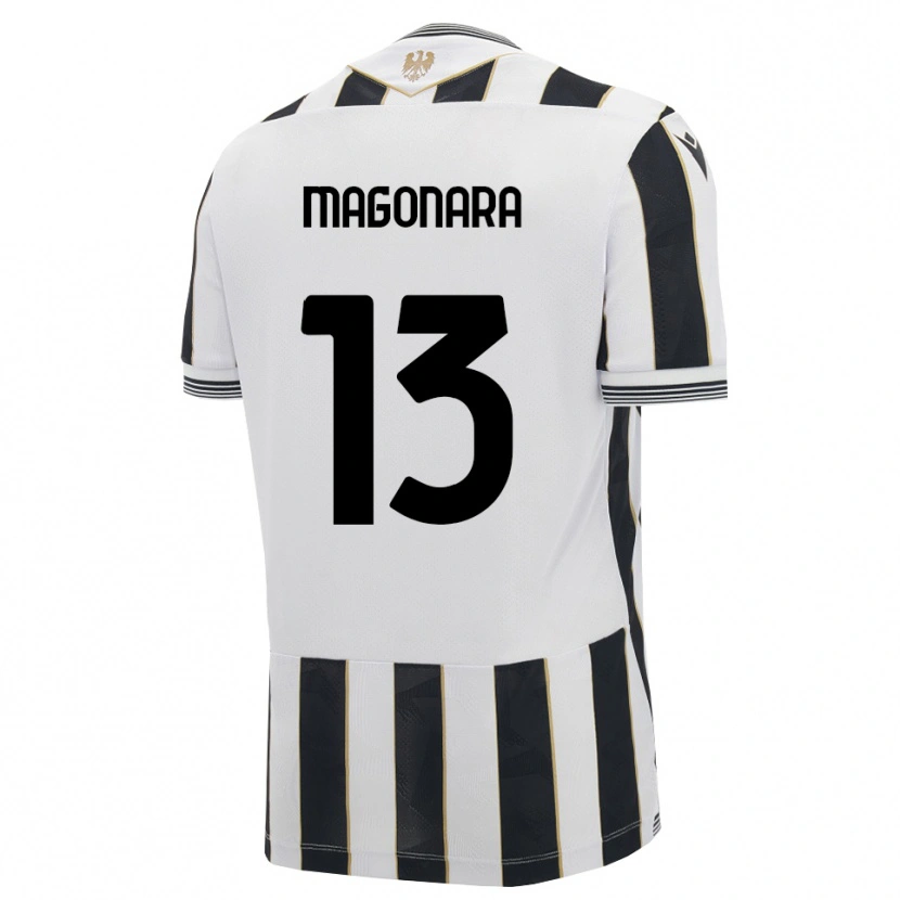 Danxen Kvinder Matteo Magonara #13 Sort Hvid Pink Hjemmebane Spillertrøjer 2026/27 Trøje T-Shirt