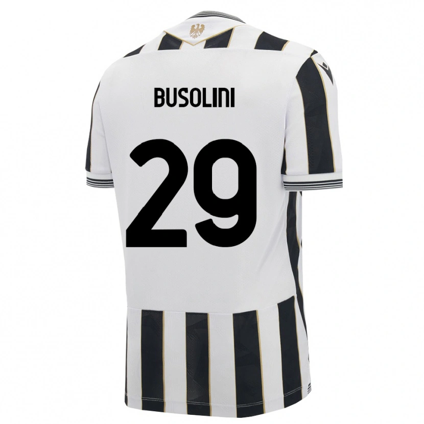 Danxen Kvinder Alessandro Busolini #29 Sort Hvid Pink Hjemmebane Spillertrøjer 2026/27 Trøje T-Shirt