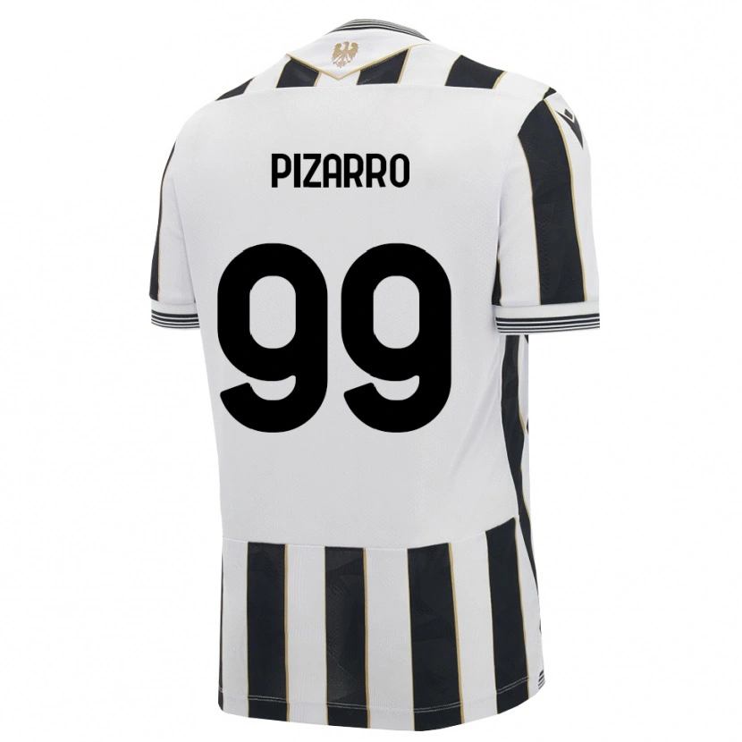 Danxen Kvinder Damián Pizarro #99 Sort Hvid Pink Hjemmebane Spillertrøjer 2026/27 Trøje T-Shirt