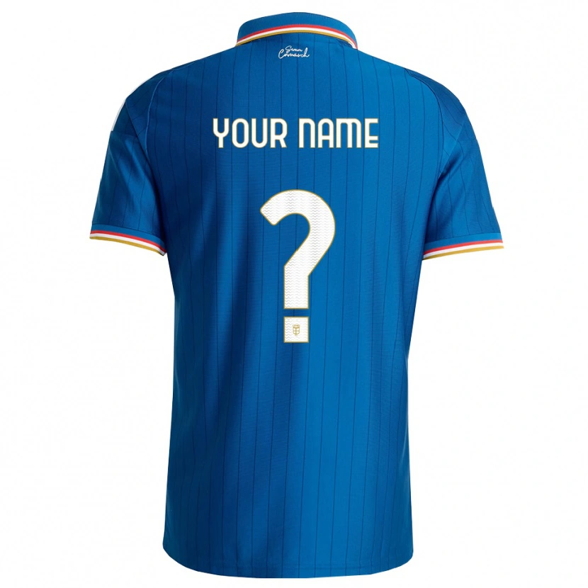 Danxen Kvinder Dit Navn #0 Blå Hvid Rød Hjemmebane Spillertrøjer 2026/27 Trøje T-Shirt