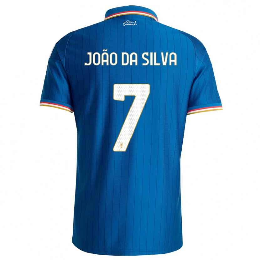 Danxen Kvinder Miguel Silva #7 Blå Hvid Rød Hjemmebane Spillertrøjer 2026/27 Trøje T-Shirt