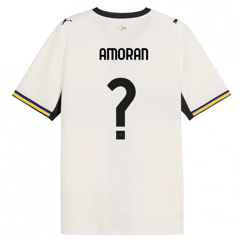 Danxen Kvinder Peter Amoran #0 Off-White Sort Gul Hjemmebane Spillertrøjer 2026/27 Trøje T-Shirt