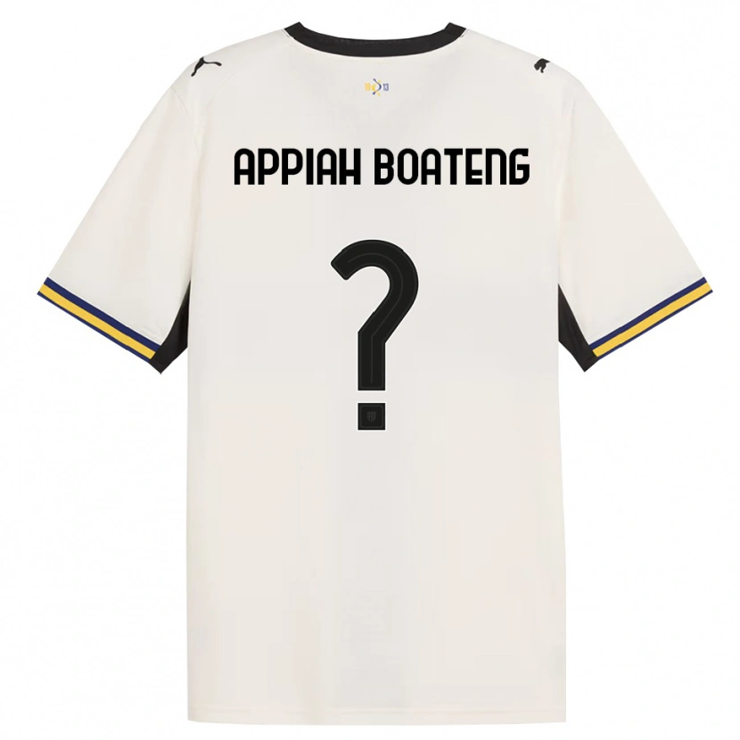 Danxen Kvinder Matthew Appiah Boateng #0 Off-White Sort Gul Hjemmebane Spillertrøjer 2026/27 Trøje T-Shirt