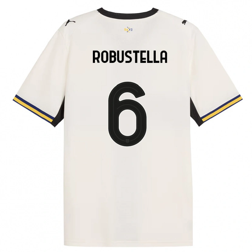 Danxen Kvinder Daniele Robustella #6 Off-White Sort Gul Hjemmebane Spillertrøjer 2026/27 Trøje T-Shirt