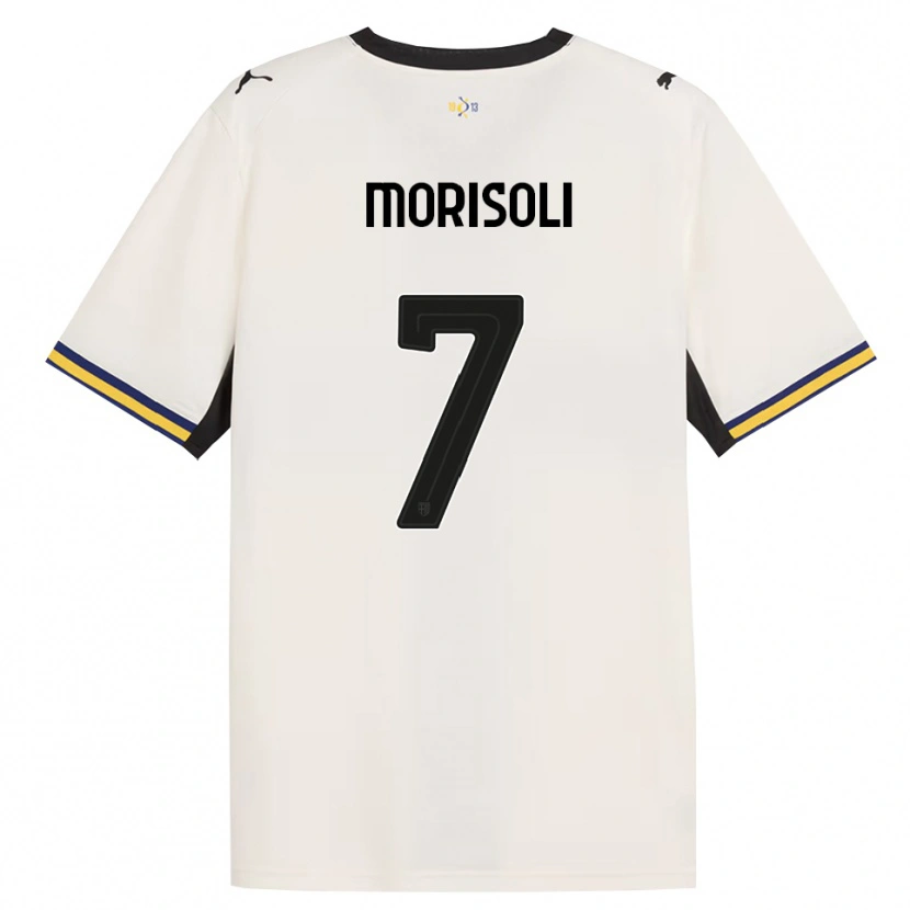 Danxen Kvinder Gabriel Morisoli #7 Off-White Sort Gul Hjemmebane Spillertrøjer 2026/27 Trøje T-Shirt