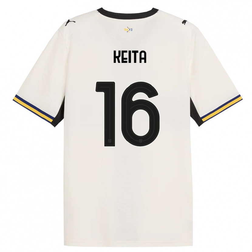 Danxen Kvinder Mandela Keita #16 Off-White Sort Gul Hjemmebane Spillertrøjer 2026/27 Trøje T-Shirt