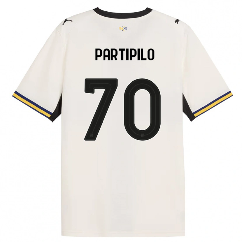 Danxen Kvinder Anthony Partipilo #70 Off-White Sort Gul Hjemmebane Spillertrøjer 2026/27 Trøje T-Shirt