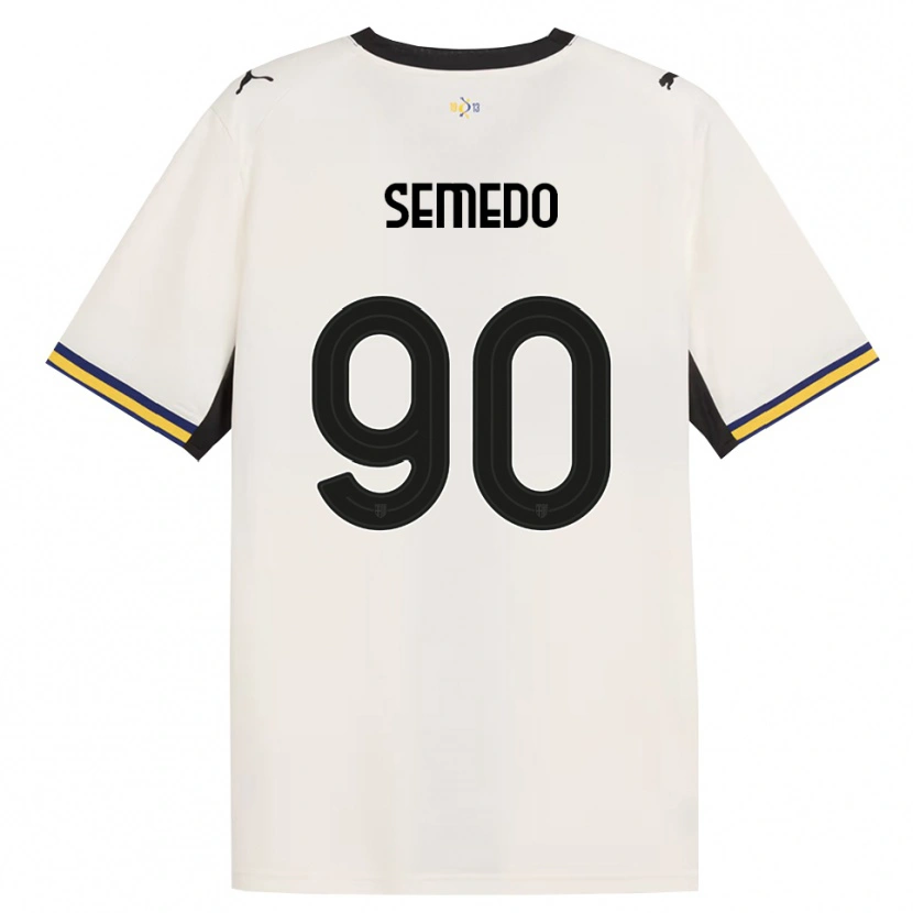 Danxen Kvinder Afonso Semedo #90 Off-White Sort Gul Hjemmebane Spillertrøjer 2026/27 Trøje T-Shirt