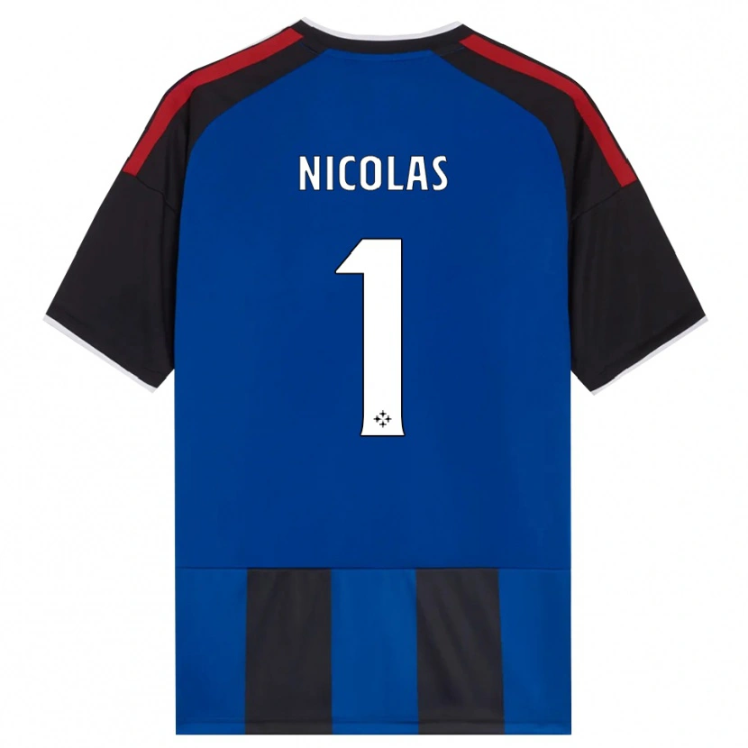Danxen Kvinder Nicolas #1 Sort Rød Hvid Blå Hjemmebane Spillertrøjer 2026/27 Trøje T-Shirt