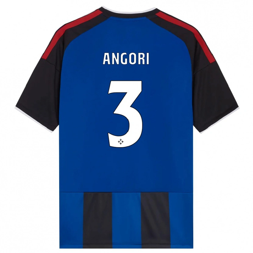 Danxen Kvinder Samuele Angori #3 Sort Rød Hvid Blå Hjemmebane Spillertrøjer 2026/27 Trøje T-Shirt