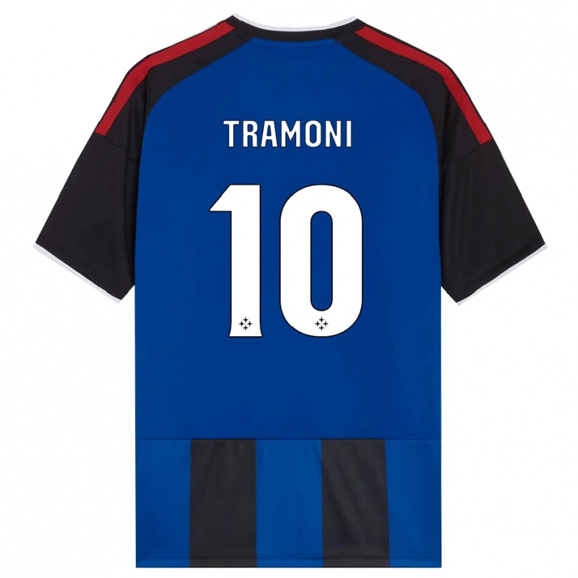 Danxen Kvinder Matteo Tramoni #10 Sort Rød Hvid Blå Hjemmebane Spillertrøjer 2026/27 Trøje T-Shirt