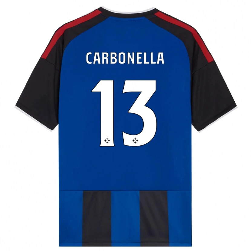 Danxen Kvinder Francesco Carbonella #13 Sort Rød Hvid Blå Hjemmebane Spillertrøjer 2026/27 Trøje T-Shirt