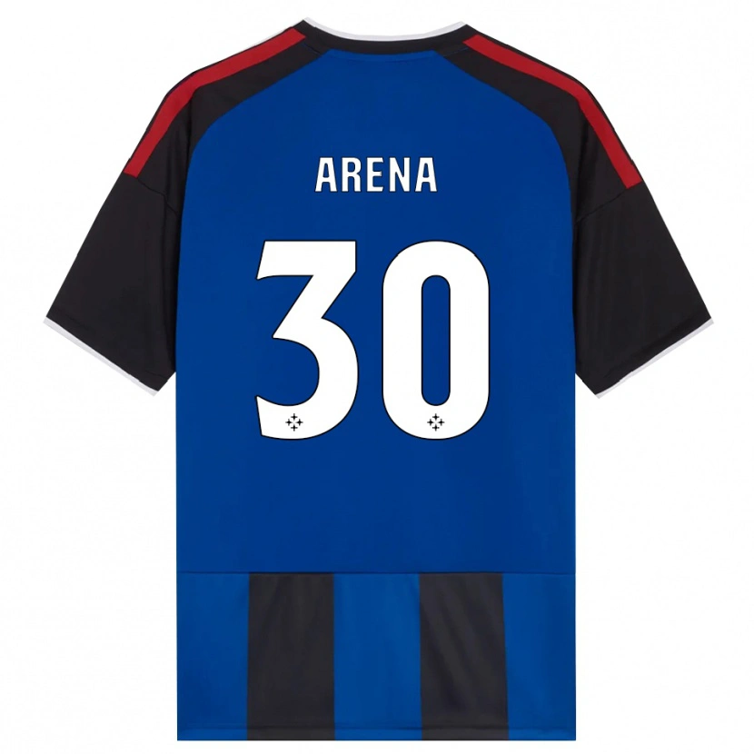 Danxen Kvinder Alessandro Arena #30 Sort Rød Hvid Blå Hjemmebane Spillertrøjer 2026/27 Trøje T-Shirt