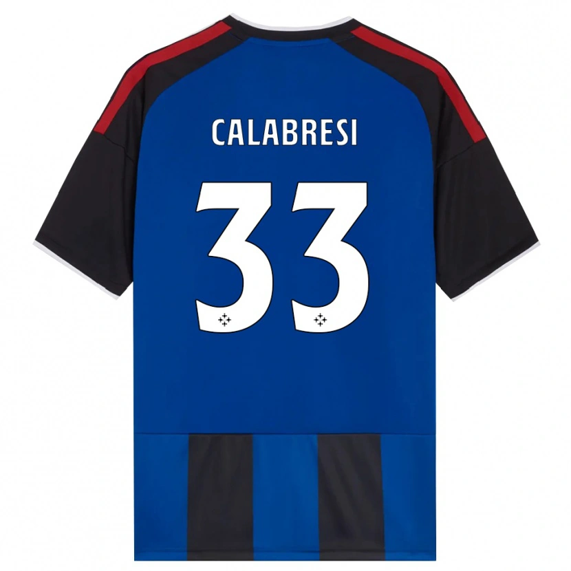 Danxen Kvinder Arturo Calabresi #33 Sort Rød Hvid Blå Hjemmebane Spillertrøjer 2026/27 Trøje T-Shirt