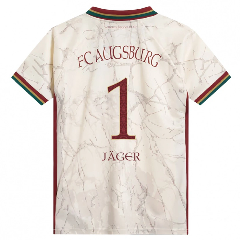 Danxen Kvinder Tobias Jäger #1 Grøn Ris Hvid Bordeaux Hjemmebane Spillertrøjer 2026/27 Trøje T-Shirt