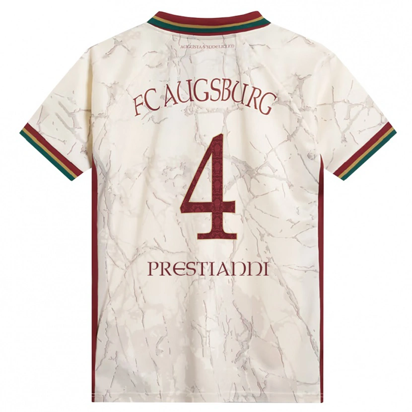 Danxen Kvinder Luis Prestianni #4 Grøn Ris Hvid Bordeaux Hjemmebane Spillertrøjer 2026/27 Trøje T-Shirt