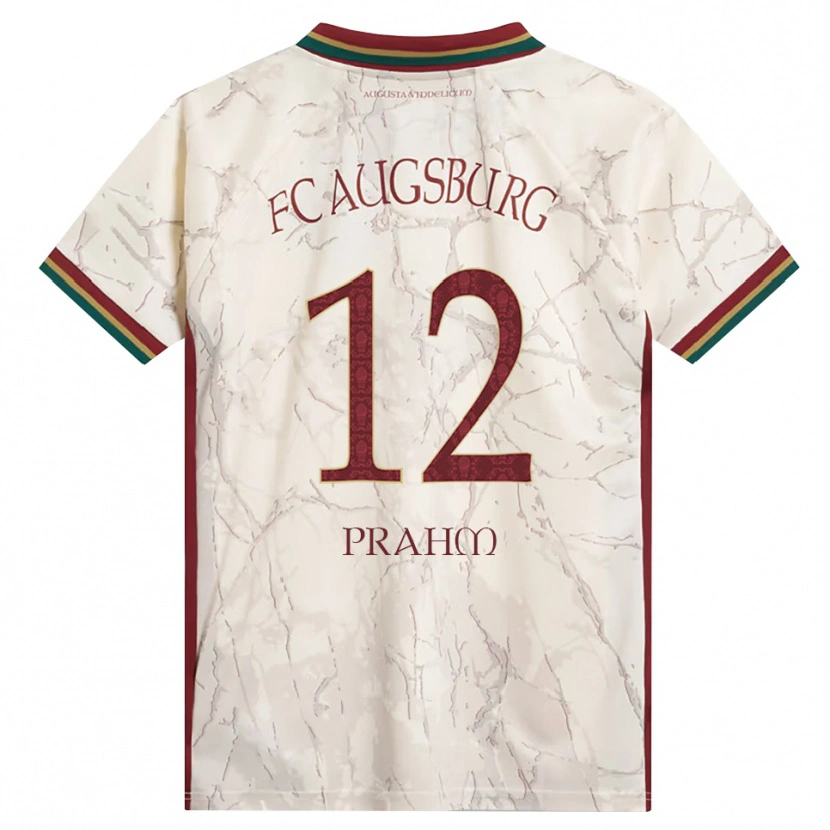 Danxen Kvinder Djego Prahm #12 Grøn Ris Hvid Bordeaux Hjemmebane Spillertrøjer 2026/27 Trøje T-Shirt