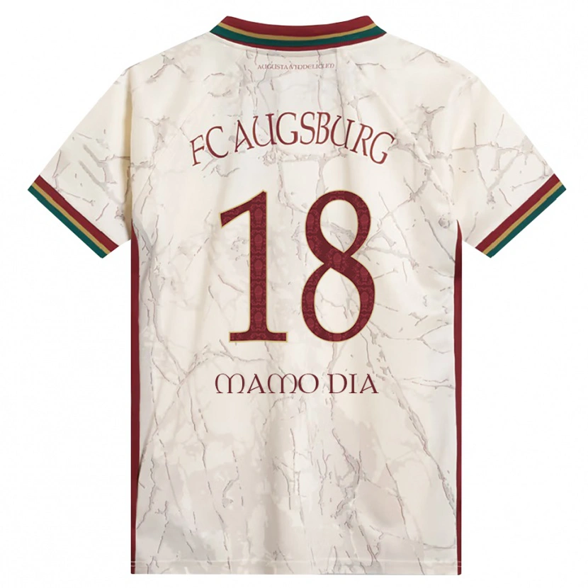 Danxen Kvinder Amadou Mamo Dia #18 Grøn Ris Hvid Bordeaux Hjemmebane Spillertrøjer 2026/27 Trøje T-Shirt