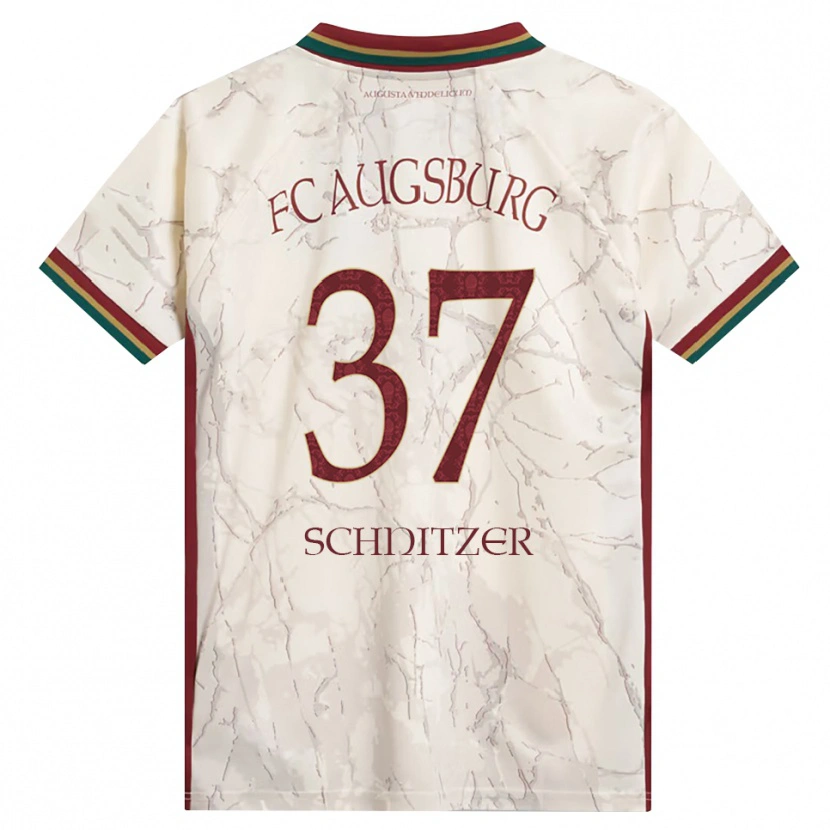 Danxen Kvinder Tim Schnitzer #37 Grøn Ris Hvid Bordeaux Hjemmebane Spillertrøjer 2026/27 Trøje T-Shirt