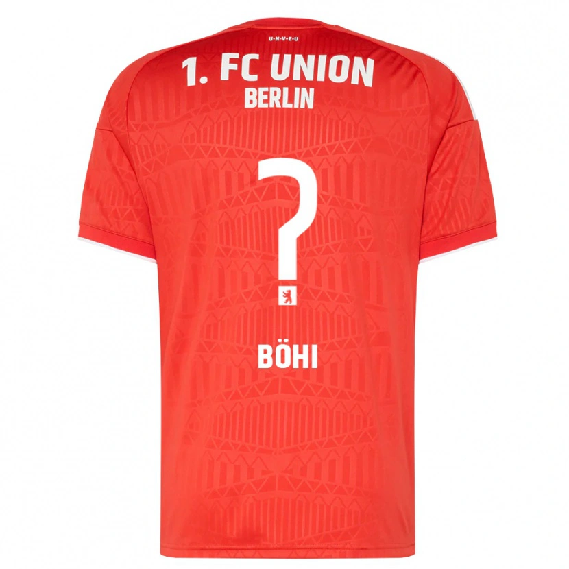 Danxen Kvinder Nadine Böhi #0 Rød Hvid Hjemmebane Spillertrøjer 2026/27 Trøje T-Shirt