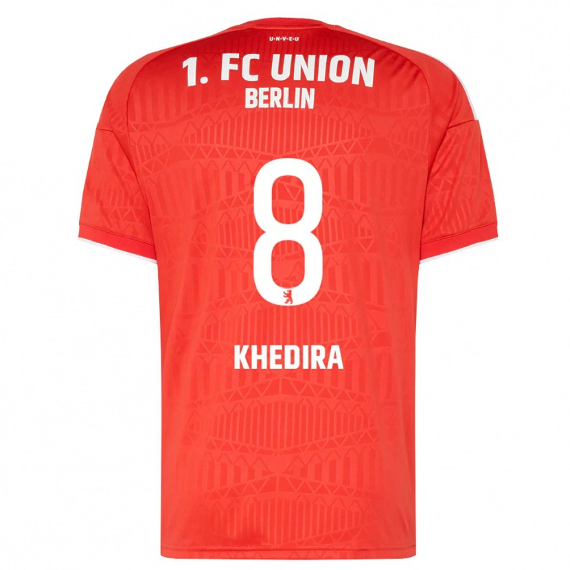 Danxen Kvinder Rani Khedira #8 Rød Hvid Hjemmebane Spillertrøjer 2026/27 Trøje T-Shirt