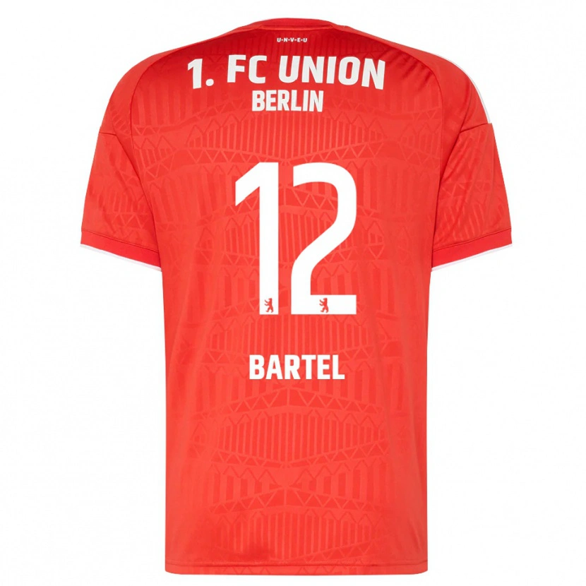 Danxen Kvinder Bruno Bartel #12 Rød Hvid Hjemmebane Spillertrøjer 2026/27 Trøje T-Shirt
